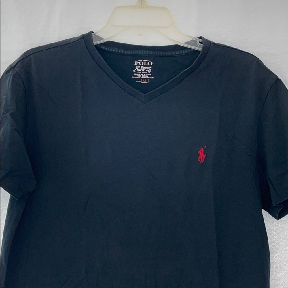 Polo Ralph Lauren black V Neck Shirt